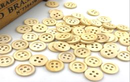 500pcs 4 Holes Kid039s Sewing Wood Buttons 15mm Sewing Craft Mix Lots WB1059622776