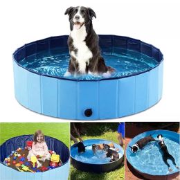 Mats Dog Pool Foldable Dog Swimming Pool Outdoor Baby Kids Pool for Dogs Cat Collapsible Bath Tub Portable Pet Kids Swimming Pools