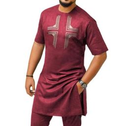 Ethnic Clothing Africa Fashion Mens Tshirts Hip Hop African Dresses Clothes Dashiki Robe Africaine without Pant Only Shirt 6670441