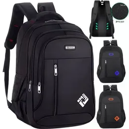 School Bags 2024 Backpack For Men Multifunctional Business Notebook USB Charging Waterproof Film Men's Backbag Casual Bag