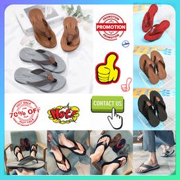 Designer Casual Platform Slippers Men Woman anti slip wear-resistant weight breathable super soft soles flip flop Flat Beach sandals GAI