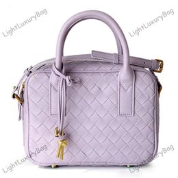 Luxury Handbags Designer New Compact Briefcase Womens Vintage Jodie Crossbody Bag High Quality Woven Bag Fashion Handbag Leather Phone Bag