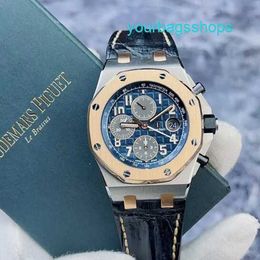 AP Highend Watch Leisure Watch Royal Oak Offshore Series 26471SR Limited Edition Blue Plate Automatic Mechanical Mens Watch 42mm