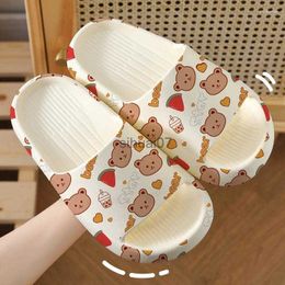 home shoes Slippers Graffiti Women Summer Slide Cartoon Shoes EVA Outdoor Slides Soft Thick Soled Non-slip Pool Indoor Home 240314