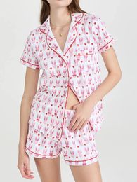 2024designer Womens Cute Roller Rabbit Two Piece Pants Pyjamas Y2k Monkey Prefabricated Printing 2-piece Pyjama Set Short Sleeve Shirt Pj Shorts Casual Wear 7-1