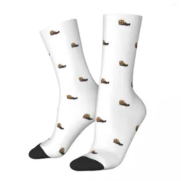Men's Socks Happy Funny Compression Kawaii Vintage Harajuku Otter Pet Lover Hip Hop Crazy Sock Gift Printed