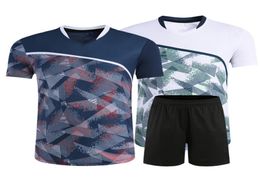 New Men039s and Women039s Badminton Tshirts Match Clothes Badminton Shirts Shorts Table Tennis Tshirts and Tennis Shi5659882