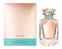 woman perfume lady perfume diamond rose gold spray 75ml Eau de Parfumfloral note charming deodorant fast ship1708205