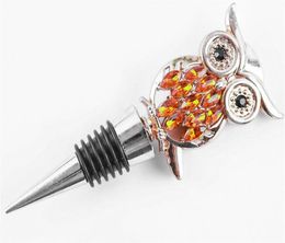 Bar Tools Owl Wine Stopper Cute Stopper Metal Zinc Alloy Bottle Reusable Beverage Decorations4726980