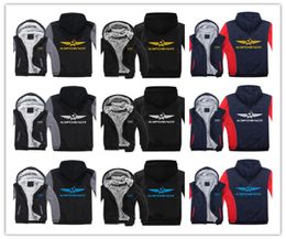 winter hoody Aeroflot Russian Airline print Men women Warm Thicken Hoodies autumn clothes sweatshirts Zipper jacket fleece hoodie 1711474