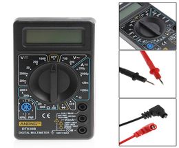 DT830 Mini Multimeter LCD Digital Multimetro For Volt Amp Ohm Tester Metre Voltmeter Ammeter Overload Protection With Probe9447714