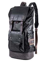 leather sport backpack men Anti Theft Laptop backbags vintage Travel bagpack Male computer school bag for boys4352862
