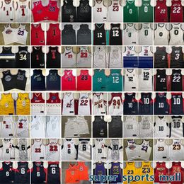 Authentic Embroidery Basketball Jerseys 34 Giannis 1 Derrick Antetokounmpo Rose 0 Jayson 23 James Tatum 12 Ja Morant Jimmy Dwyane Wad e Kyrie Butler Irving Derrick