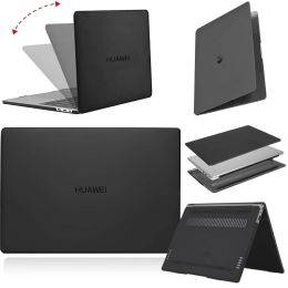 Cases Matte Laptop Case for Huawei MateBook D14 D15/13/14/MateBook X Pro/X 2020/MagicBook 14/15/Pro 16.1/X 14/X 15 Black Hard Shell