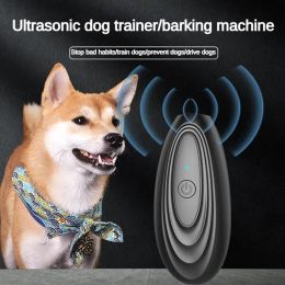 Repellents Electric Dog Training Collar Waterproof Dog Bark Collar Pet with Remote Control Rechargeable Anti Barking Device All Size Dogs