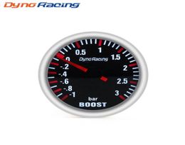 Dynoracing 203903952MM 3 BAR Boost Turbo Gauge Mechanical White Led Boost Gauge Smoke lens Boost Sensor6327832