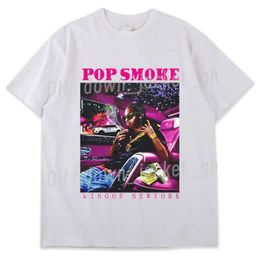 Vintage Cool Rap Pop Smoke T Shirts Men Women American Trendy T Shirt Oversized Casual O Neck Hip Hop Short Sleeve Tshirt Streetwear Men Tee Shirt 15