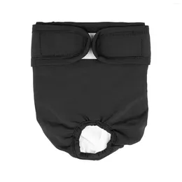 Dog Apparel Breathable Diaper Reusable Incontinence Soft Super Absorbent Puppy Black Sanitary Pants Hygiene Washable For Female Training