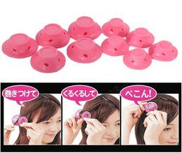 10pcsset Mushroom Hairstyle Roller Diy Silicone Women Sleeping Bell Curler Girl Hair Rollers Beauty Hair Care Styling Tools 4921228