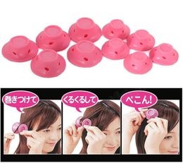 10pcsset Mushroom Hairstyle Roller Diy Silicone Women Sleeping Bell Curler Girl Hair Rollers Beauty Hair Care Styling Tools 8075247