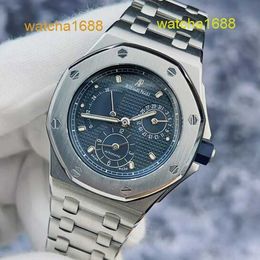 AP Gentlemen Watch Titanium Watch Royal Oak Offshore 25970ST Limited Edition Blue Plate Automatic Mechanical Mens Watches 39mm