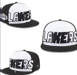 2024 American Basketball "Lakers" Snapback Hats 32 Teams Luxury Designer HOU OKC PHI LAC Casquette Sports Hat Strapback Snap Back Adjustable Cap a2
