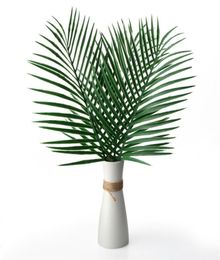 Artificial Tropical Palm Leaves Fake Plants Faux Large Palm Tree Leaf Green Greenery for Flowers Arrangement Wedding Home Party De7997972