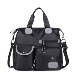 New ladies one-shoulder nylon oxford cloth handbags new portable messenger bag travel bag large capacity mother bag234S