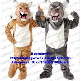 Mascot Costumes Wildcat Wild Caracal Ocelot Leopard Cat Lynx Catamount Bobcat Lince Luchs Mascot Costume Adult Thanks Will New Style Zx454