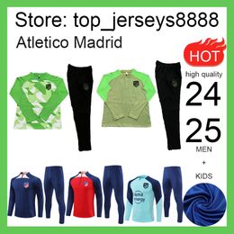 2023 2024 adult male and kids Madrid tracksuit chandal futbol soccer Training suit 22 23 24 Atletico tracksuits set men camiseta de football suit