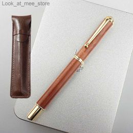 Fountain Pens Fountain Pens wooden fountain pen office supplies wood High-end Fine 0.5mm Stationery Student Office school supplies ink pens Q240314