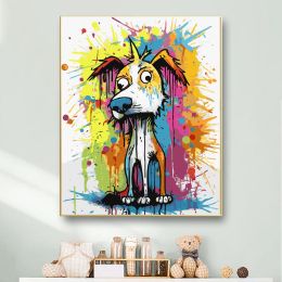 Number Painting by Numbers For Adult doodle dog Dropshipping Canvas Oil Home Decor