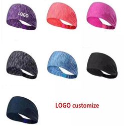 Custom Logo For Sport Headband Under Sweat Wicking Stretchy Athletic Bandana Headscarf Yoga Sports Exercise1585996