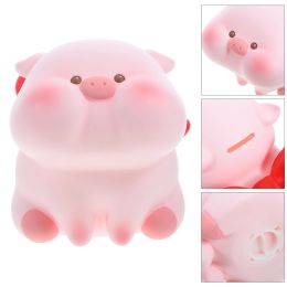 Boxes Piggy Bank Money Coin Bank Money Saving Box Pig Shaped Piggy Bank Adorable Table Decor