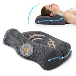 Soft Side Sleeper Anti Snore Washable Breathable Bed Sleeping Ergonomic Orthopedic Wrinkle Cervical Memory Foam Pillow 240304