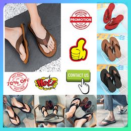 Designer Casual Platform Slides Slippers Men Woman anti slip wear-resistant weight breathable super soft soles lip flop Flat Beach sandals GAI