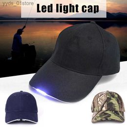 Ball Caps Unisex Led Baseball C Adjustable Baseball Hat Headlight Flashlight For Hunting Fishing Camping Hiking Joggings L0314