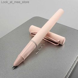 Fountain Pens Fountain Pens Luxury Metal Fountain Pen 870 Student Writing Calligraphy Pen Office Supplies Stationery for School Extra Fine 0.38mm Ink Pen Q240314