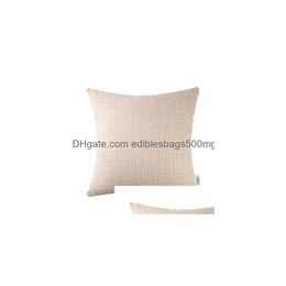 Cushion/Decorative Pillow 45X45Cm Vintage T Cushion Er Pillowcase Sofa Classical Retro Throw Case Waist Drop Delivery Home Garden Tex Dhu6Y