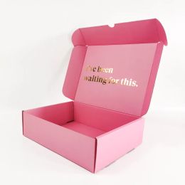 wholesale Customised Printed Personalised Ecommerce Corrugated Paper Boxes Mailer Packaging Box With Logo ZZ