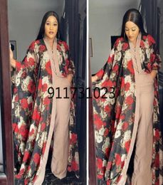 Casual Dresses Summer African Clothes For Women Two Piece Set Dashiki 2021 Fashion Long Dress Sets Pants Suits Outfits Party Plus 5106346