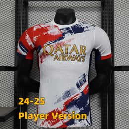 23 24 25 PSGes Soccer Jerseys 2024 2025 Player Version Home Away 3RD 4RD Goalkeeper Special Black White Mens Uniforms Jersey Man Football Shirts