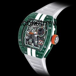 Men Watch RM Factory Tourbillon Automatic Watch Movement Wristwatch Rm Pilot Sport Wrist Series Rm029 Carbon Fibre Material Used