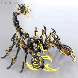 3D Puzzles Scorpion Magic Toy Metal Assembled Model Puzzle 3D Creative Handmade 240314