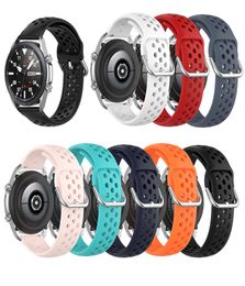 22mm Silicone Watch Band Sports Wrist Watch Band Strap for Samsung Galaxy Watch 3 45mm R850 Bracelet2107609