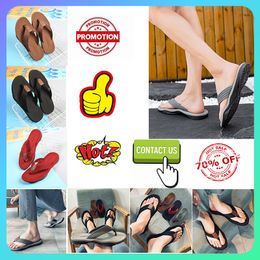 Designer Casual Platform Slides Slippers Men Woman anti slip wear-resistant weight breathable super 1soft soles flip flop Flat Beach sandals GAI
