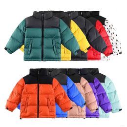 Down Coat 2024 NEW Filled Puffer Jacket Hooded Parka Jackets Black Royal Blue Pink Yellow Body Warmer Retro 700 Outer Coat Kid Children