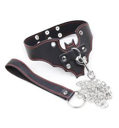 Sex Toys Leather Chain Bondage Tow dog Nack Collar Necklace BDSM Slut Sexy Slave Products for Women Men Adult Games5999172