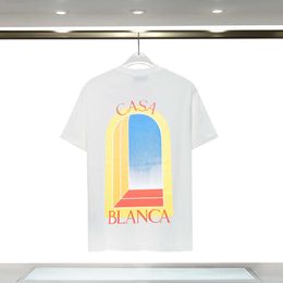 Casablanc T Shirt Men Designer T Shirts Haikyuu Spring Summer New Style Starry Castle Short Sleeve Casa Men T-shirts Tennis Club US Size S-XXL 849