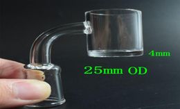 Domeless Quartz banger 4mm thick quarts banger nail male female clear joint quartz nails banger 45 90 degree 10 14 mm 18mm4365762